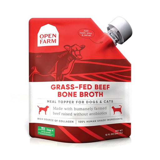 Open Farm - Grass-Fed Beef Bone Broth 12oz