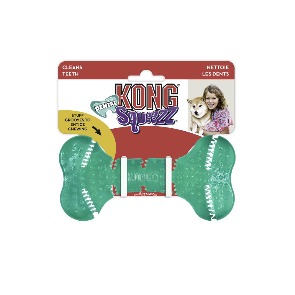 Kong - Dental Squeeze Dog Toy