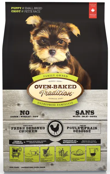 Oven Baked Tradition - Puppy Small Breed Dog Food Chicken Recipe