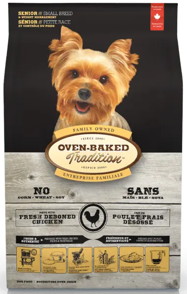 Oven Baked Tradition - Senior Small Breed Dog Food Chicken Recipe