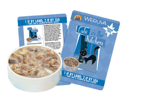 Weruva - Weruva Cats in the Kitchen - Canned Cat Food Pouch / 1 If By Land, 2 If By Sea - Pet Cuisine & Accessories - 1