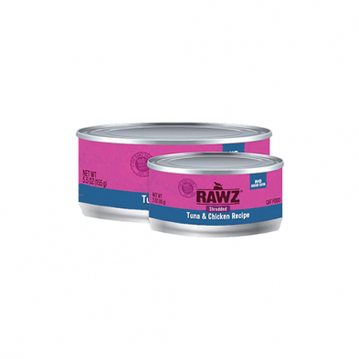 RAWZ® Shredded -  Tuna & Chicken Recipe Canned Cat Food