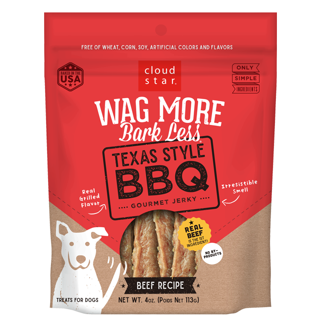 Cloud Star - Memphis BBQ Beef Jerky Dog Treat 10oz