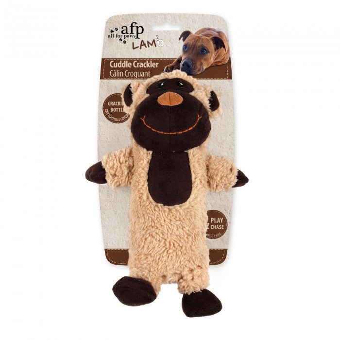 All For Paws - Lamb Cuddle Crackler Assorted Dog Toy