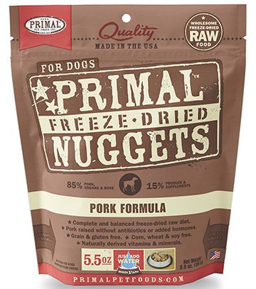 Primal - Freeze Dried Nuggets For Dogs Pork Formula