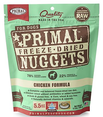 Primal - Freeze Dried Nuggets For Dogs Chicken Formula