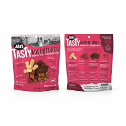 Jay's - Tasty Adventures Snack Mix Cheesy Beef Dog Treat 100g