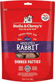 Stella & Chewy's Freeze Dried Raw Dinner Rabbit Patties - 25oz
