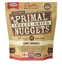 Primal - Freeze Dried Nuggets For Dogs Lamb Formula