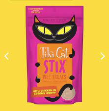 Tiki - Lickable Stix Cat Treats Chicken 6pk