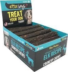 Etta Says - Crunchy Elk Chews 4"