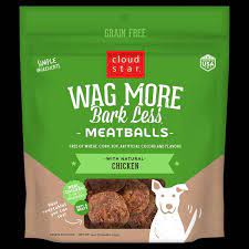 Cloud Star - Grain Free Meatballs Chicken Recipe Dog Treat 14oz