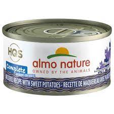 Almo Nature HQS - Complete Mackerel & Sweet Potatoes in Gravy Cat Can 70g