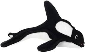 Tuffy Ocean Creatures - Killer Whale Dog Toy