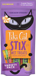 Tiki - Lickable Stix Cat Treats Variety Pack 6pk