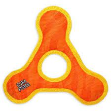 Tuffy DuraForce - Triangle Ring Dog Toy Orange