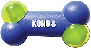 Kong - Squeezz Action Bone Dog Toy