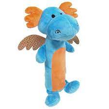 FouFouDog - Plush Cruncher Dragon Dog Toy Blue