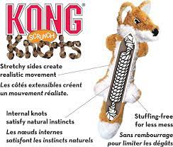 Kong - Scrunch Knots Fox Dog Toy