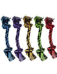 Multipet - 2-Knot Rope Assorted Colour 12in