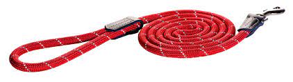 Rogz - Rope Dog Leash Red 6ft