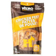 Hero - Chicken Feet Dog Treats 114g