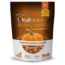 Fruitables - Pumpkin Spice Flavour Mini's Dog Treats 5oz