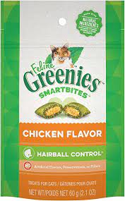Feline Greenies - Healthy Indoor Chicken Cat Treats 2.1oz