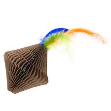 Ware - Corrugated Feather Top Cat Toy