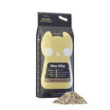Wee Kitty Rufus & Coco - Bamboo Clumping Cat Litter / Yellow