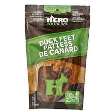 Hero - Duck Feet Dog Treats 125g