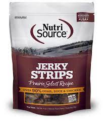 Nutri Source - Prairie Select Jerky Strips Dog Treat 4oz