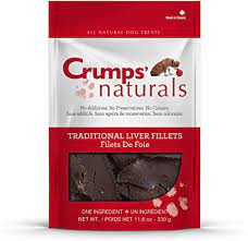 Crumps' Naturals - Traditional Liver Fillets Dog Treat