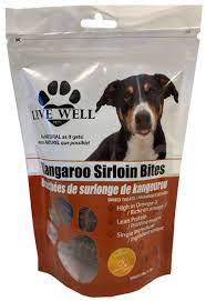 Live Well - Kangaroo Sirloin Bites Dog Treat 90g