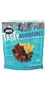 Jay's - Tasty Adventures Snack Mix Beef & Bacon Dog Treat 100g