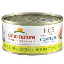 Almo Nature HQS - Complete Chicken & Zucchini in Gravy Cat Can 70g