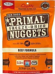 Primal - Freeze Dried Nuggets For Dogs Beef Formula