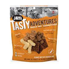 Jay's - Tasty Adventures Snack Mix Peanut Butter Chicken Dog Treat 100g