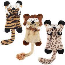 SPOT - Skinneeez Flat Cats Assorted Dog Toy 14in