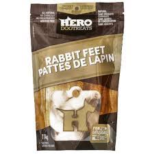 Hero - Rabbit Feet Dog Treats 114g