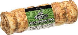 Red Barn - Glazed Beef Cheek Roll Dog Treat