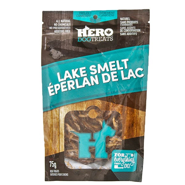 Hero - Lake Smelts Dog Treats 75g