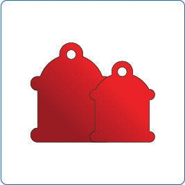 Vital Information Plates - Dog & Cat Tags Fire Hydrant / Black / Small - Pet Cuisine & Accessories - 1