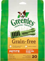 Greenies - Grain Free Dental Dog Treat Petit