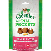 Feline Greenies - Pill Pockets Cat Salmon