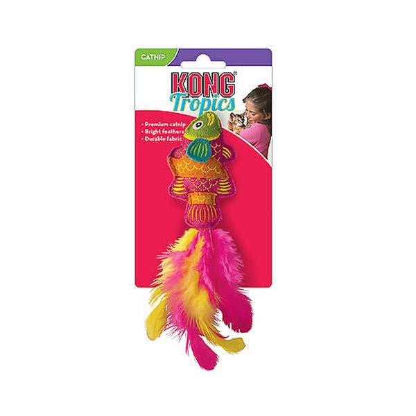 Kong - Tropics Pink Fish Cat Toy