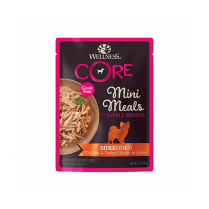 Wellness Core - Small Breed Mini Meals Shredded Chicken & Turkey Wet Dog Food 3oz