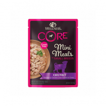 Wellness Core - Small Breed Mini Meals Chunky Chicken & Liver Wet Dog Food 3oz