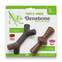 Benebone - Tiny Bacon 2-Pack Dog Chew