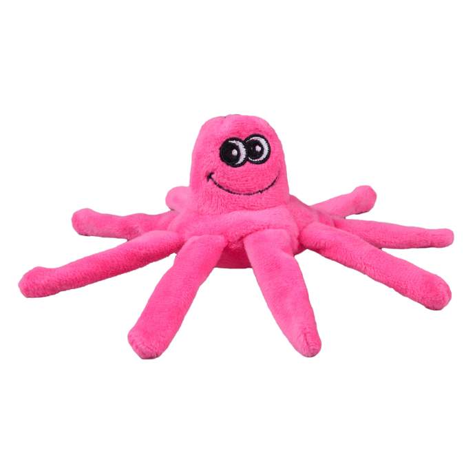 Tender Tuff Tiny Tuffs Pink Octopus Dog Toys